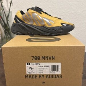 Yeezy 700 MNVN, Men’s size 9.5, color honey flux, used